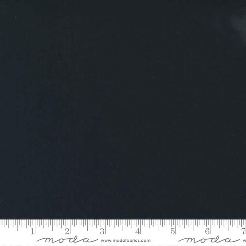 (SOLD PER BOLT) Bella Solid Black Moda Fabrics MD 9900 99-FB