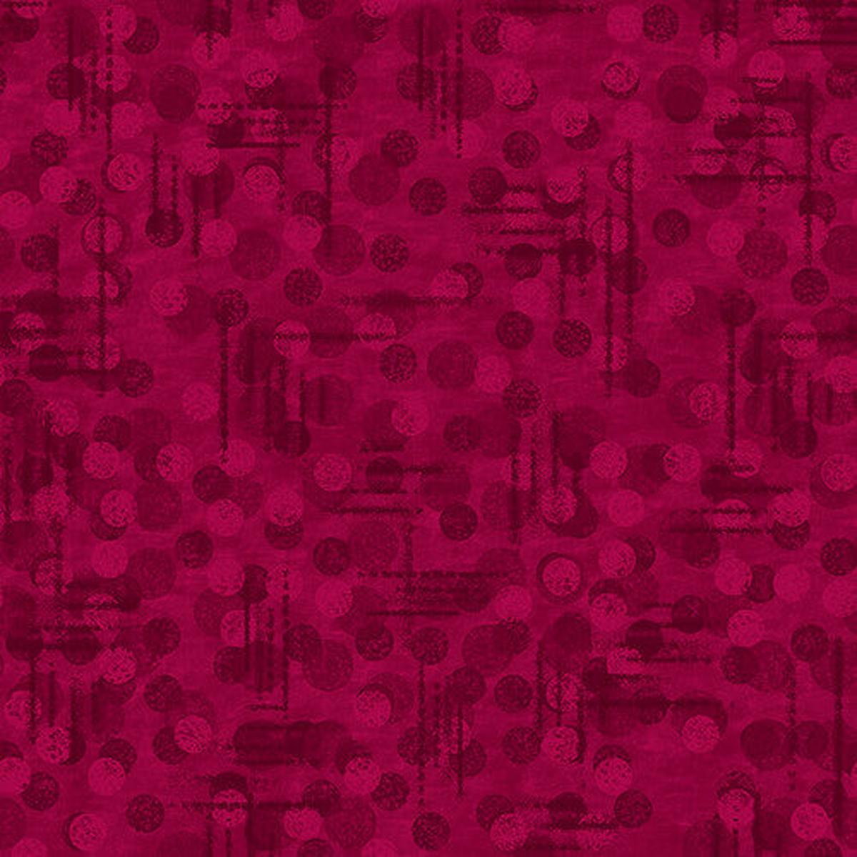 Wine Tonal Texture Blender Jot Dot II Blank Quilting Cotton Fabric BQ-9570-87 Wine 1