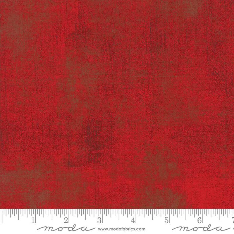 (SOLD PER BOLT) Grunge Basics One Red BasicGrey Moda Fabrics Cotton Fabric MD-30150-376-FB 15 Yards