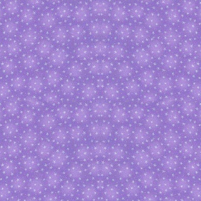 Starlet Small Stars Lilac Purple Blank Quilting Cotton Fabric BQ-STARLET-6383-LILAC