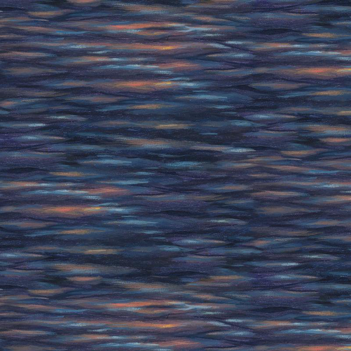 Autumn Retreat Water Texture Dark Blue Abraham Hunter P038B Textiles Cotton Fabric