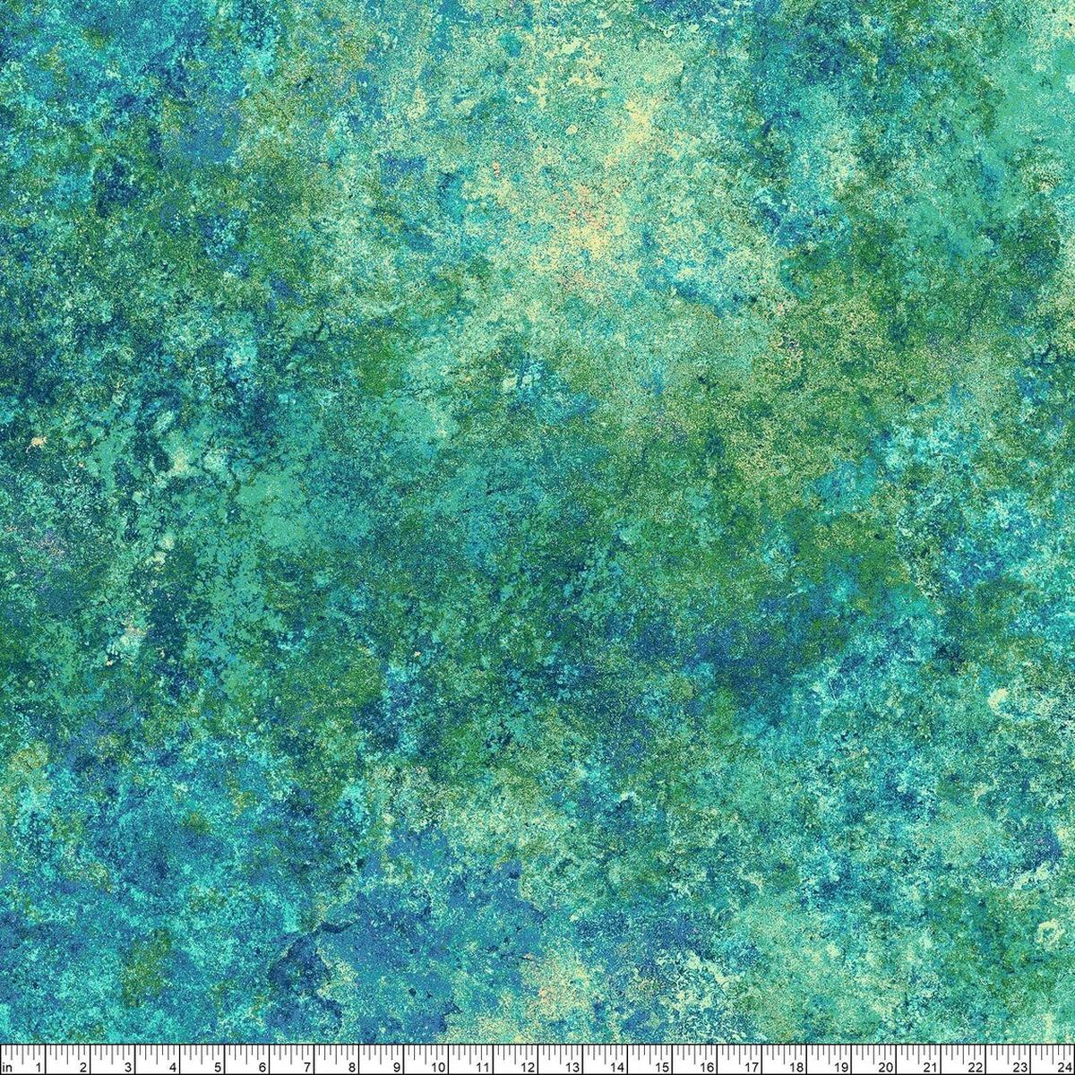 Stonehenge Gradations Mixers Multi Mixer Rainforest Linda Ludovico Northcott Fabrics Cotton Fabric NC-39382-740