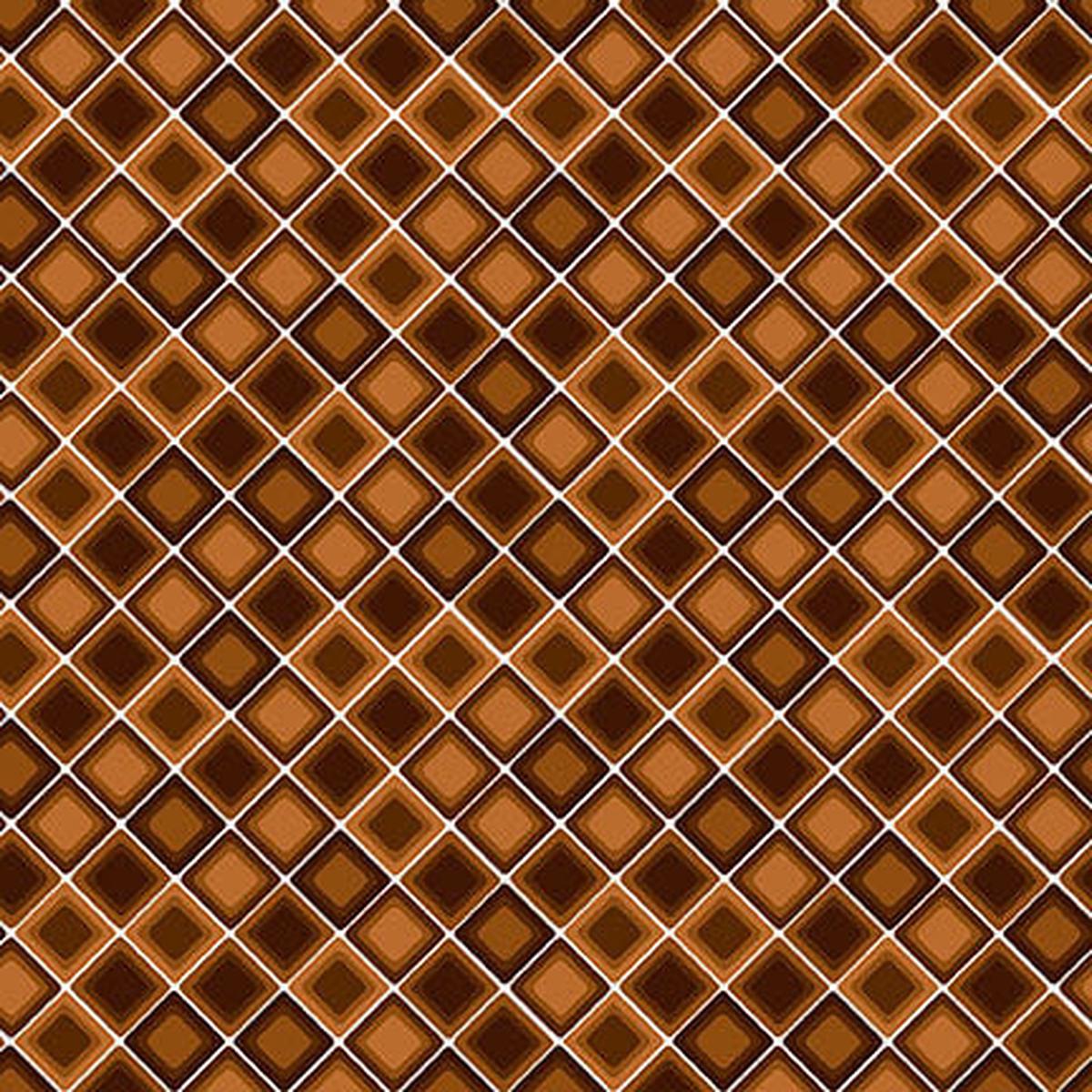Square One Tonal Square on the Bias Fudge Urban Essence Designs Blank Quilting Cotton Fabric BQ-2478-39