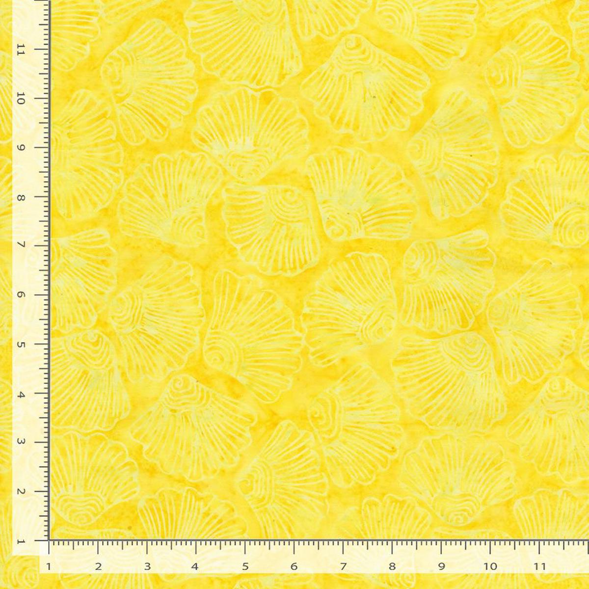 Tonga Batik Shell Petals Sun Timeless Treasures Cotton Fabric TT-TONGA-B1063-SUN