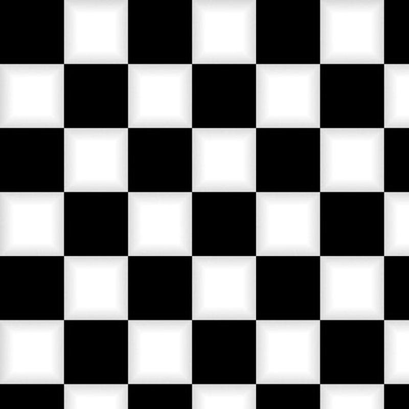 This & That VI Checkerboard Black and White Quilting Treasures Cotton Fabric