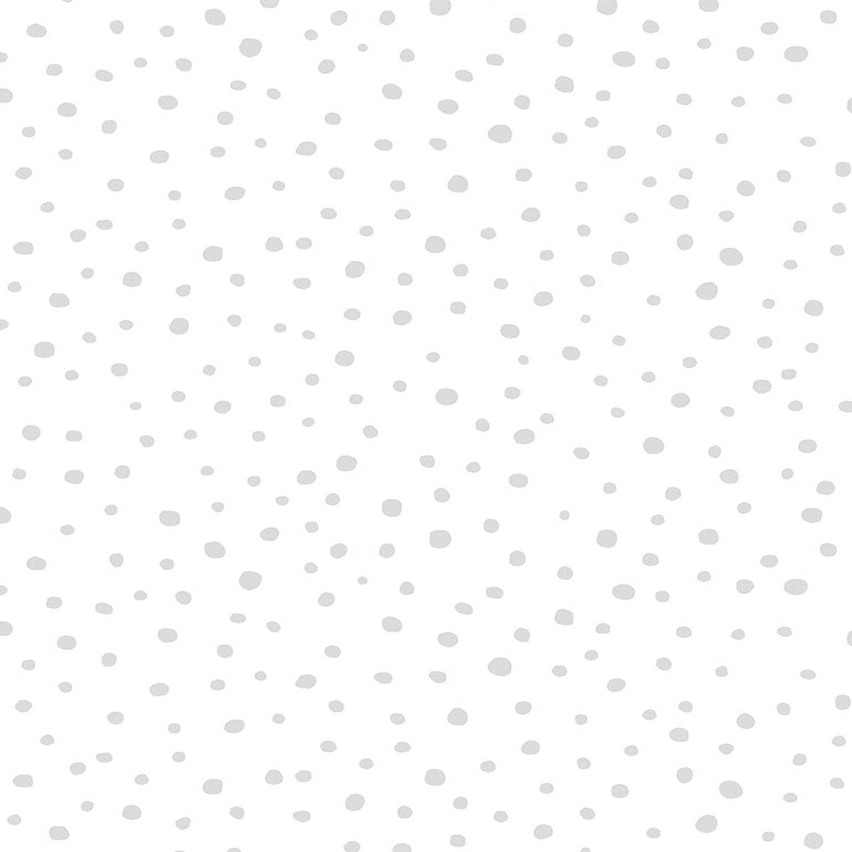 Basics Whiteout Random Dots White Timeless Treasures Cotton Fabric TT-HUE-C5139-WHITE