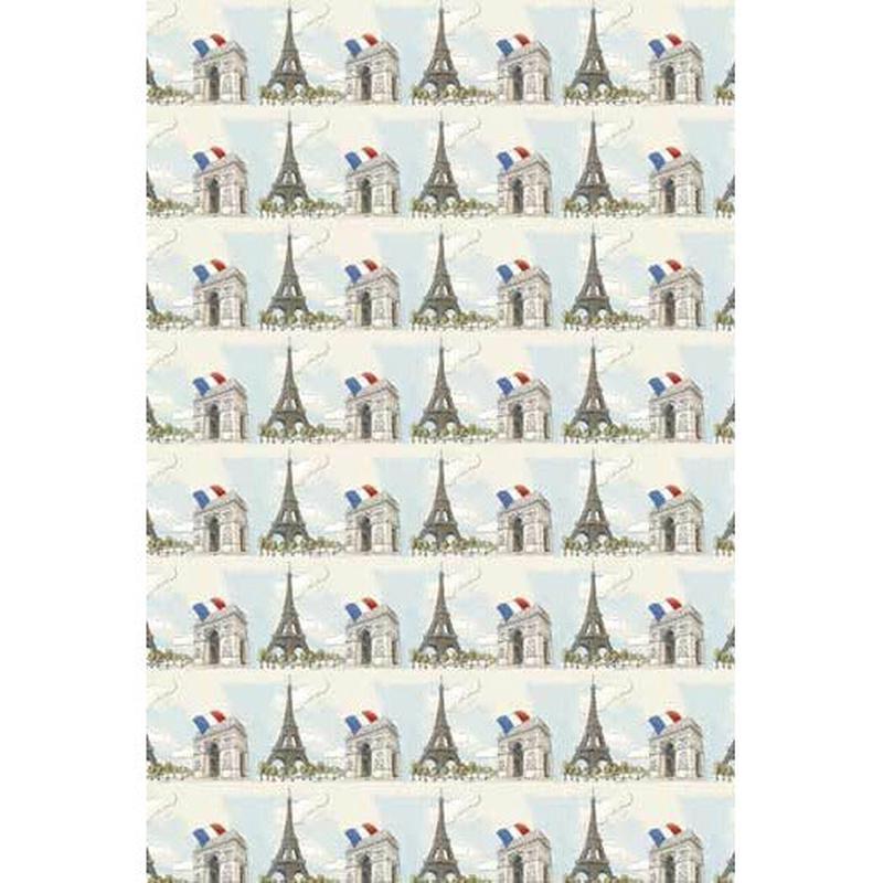Sajou Oilcloth Fabric | Eiffel Towers