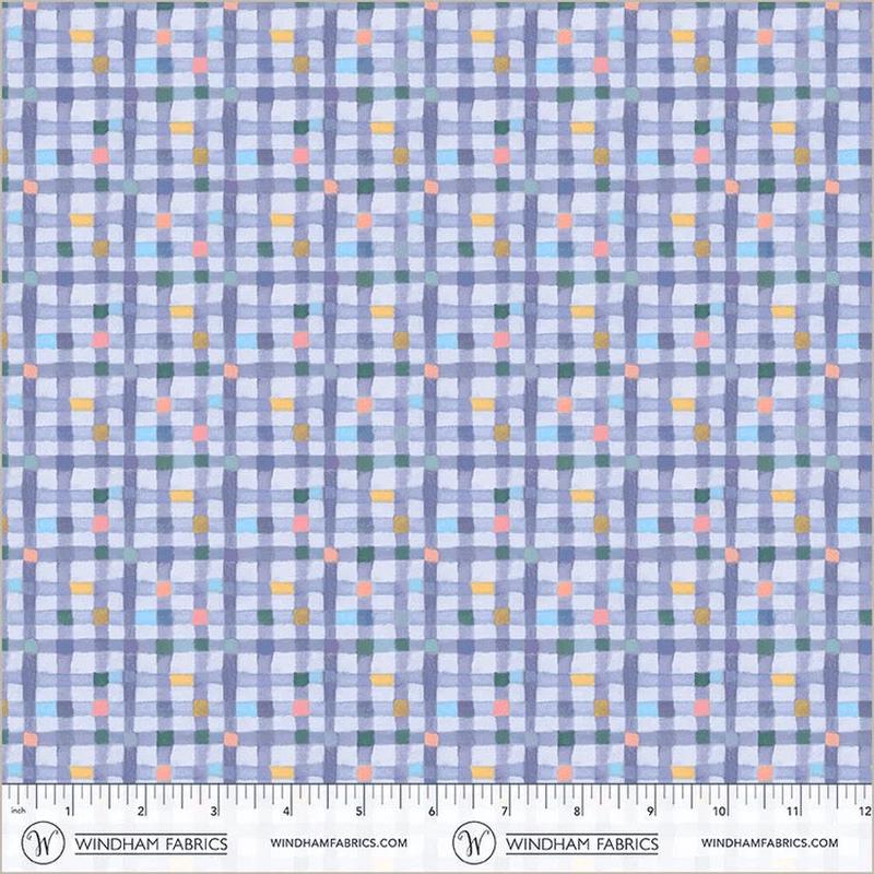 Cats Around Town ~ Pawsome Plaid ~ 55003-10 Cornflower