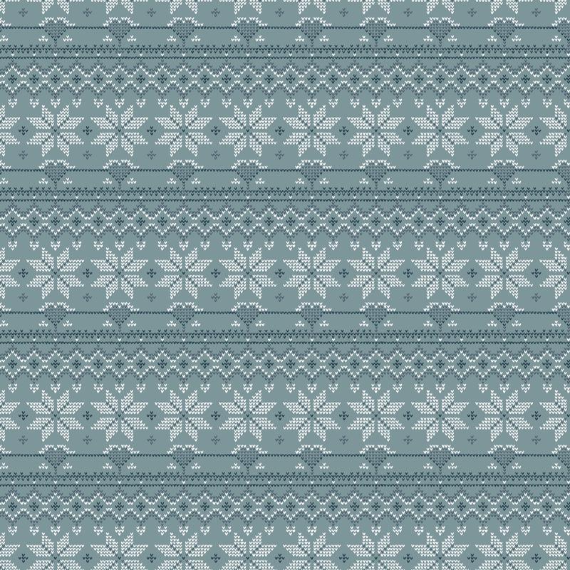 Cozy Cubs ~ Snow Stripe ~ 91103-61 Teal