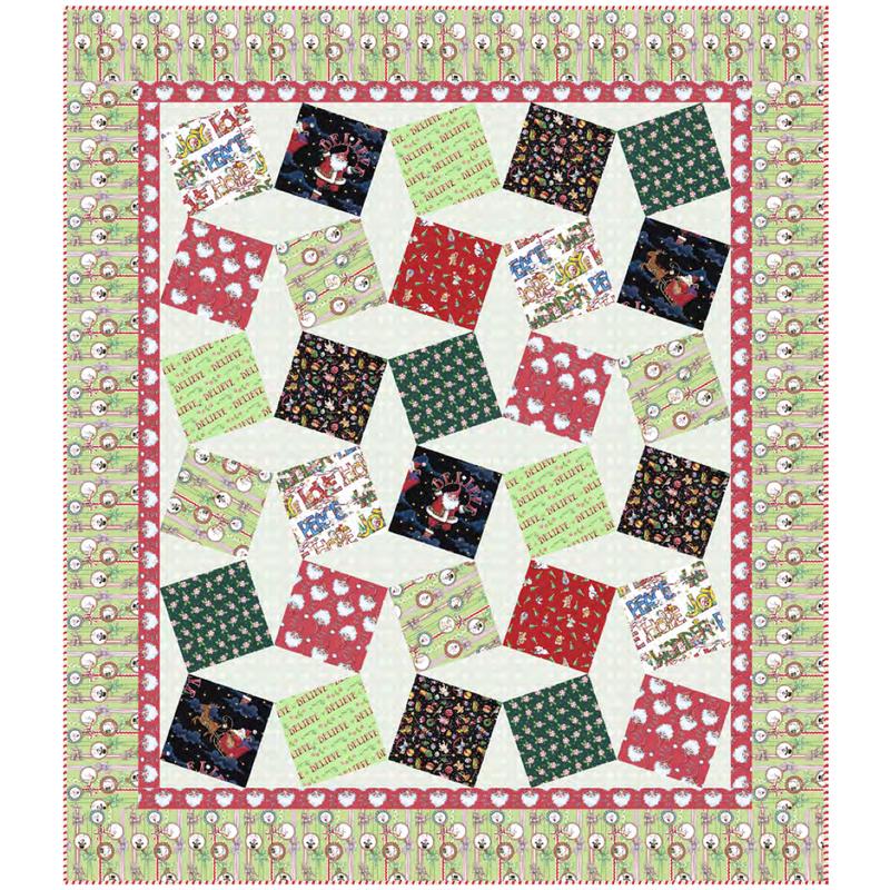 So Much Joy ~ Holiday Eye Spy Quilt Kit