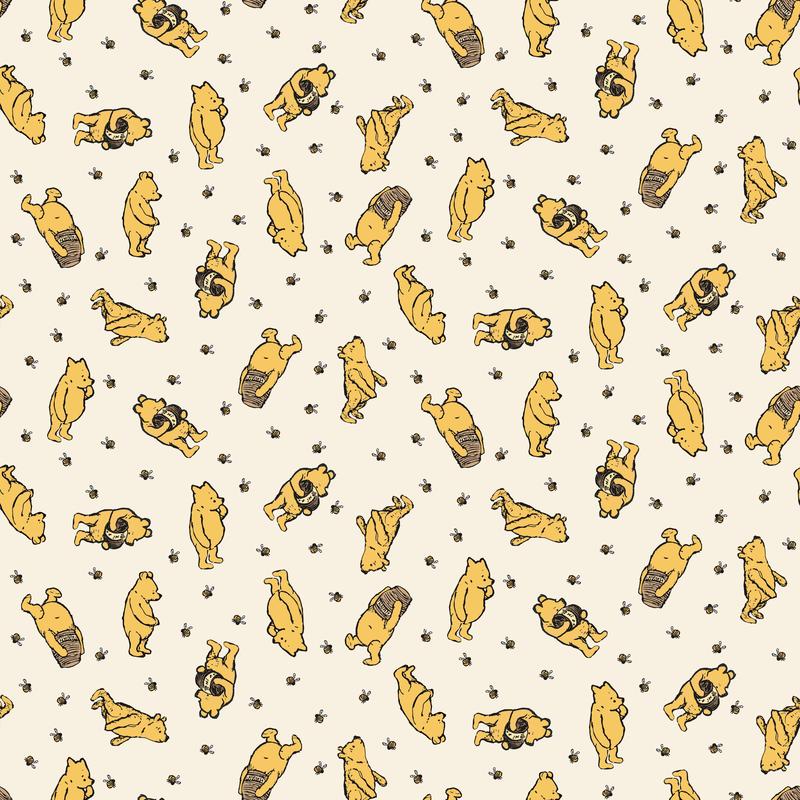 Winnie the Pooh ~ Toss ~ C17002-CREAM