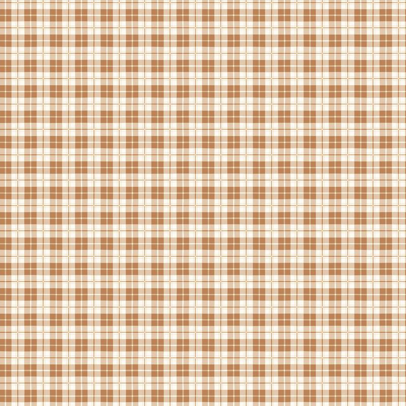 Snowfall ~ Plaid ~ 91037-32 Rust ~ One Yard
