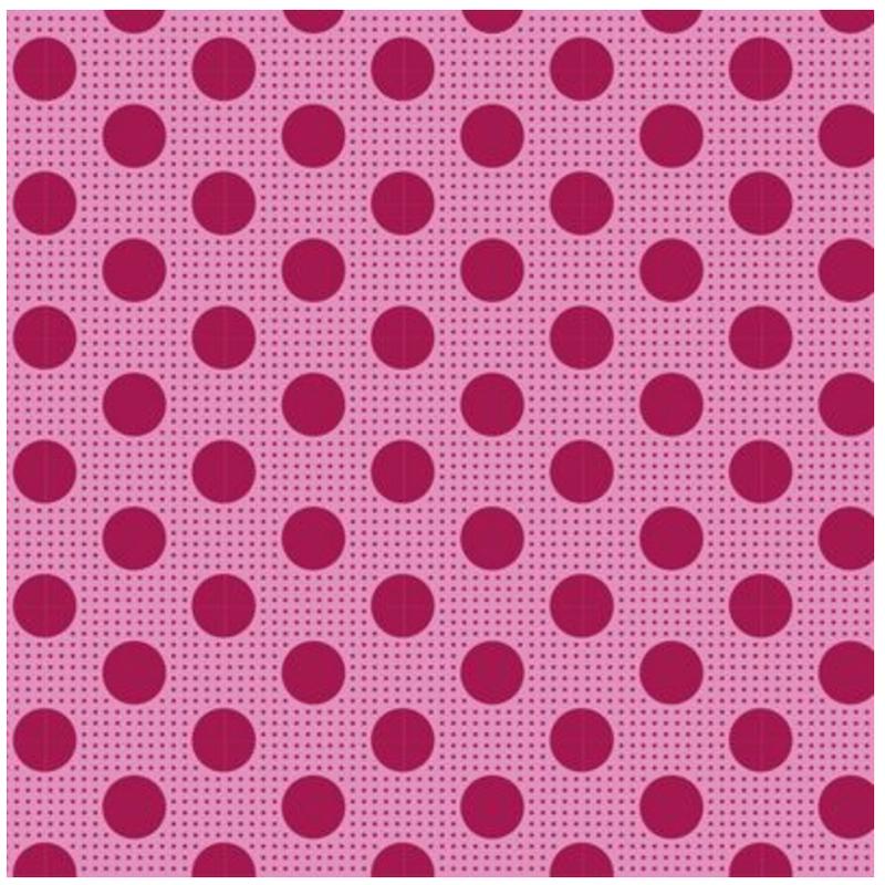 Tilda ~ Medium Dots Maroon TIL130010-V11