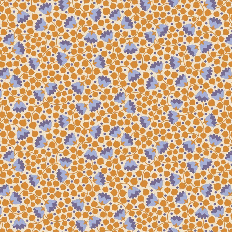 Tilda Wallflower Blenders ~ Bellflower ~ 100136 Mustard