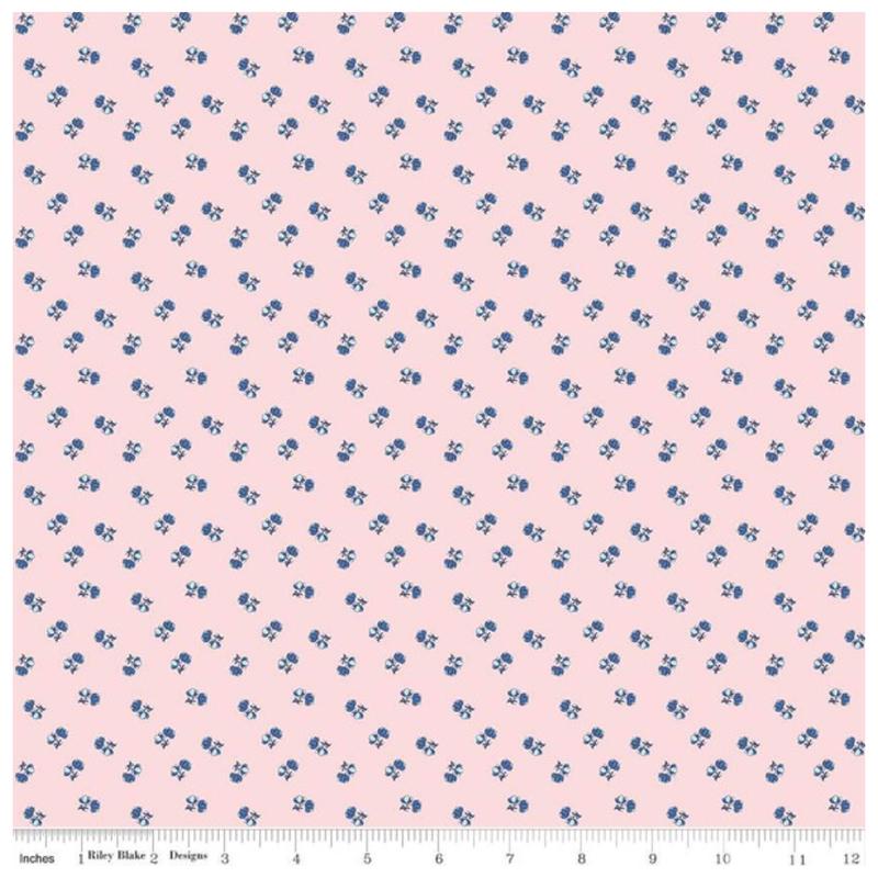 Tulip Cottage ~ Flower Toss C14266 Pink
