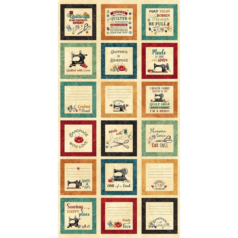Stonehenge Stitchin ~ Block Panel ~ DP28342-12
