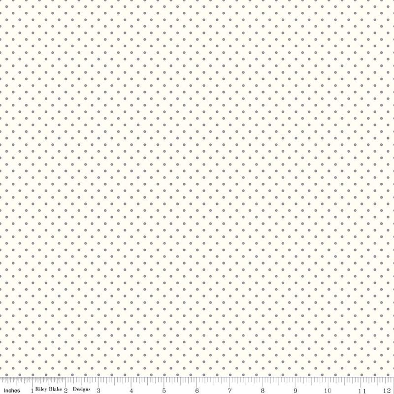Swiss Dot Le Crme ~ C600-40 GRAY