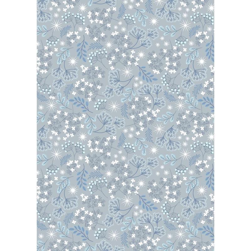 A Winter's Moon ~ Frosted Foliage ~ A949 A Grey with Pearl