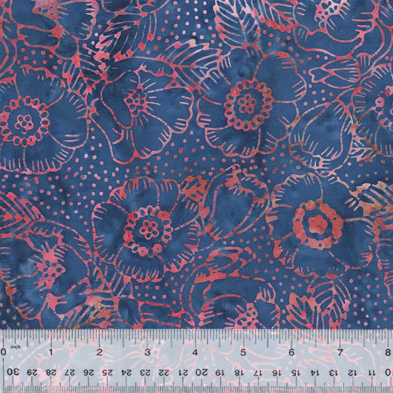 Blush & Blues ~ Gardenias ~ 2804Q-X Blue