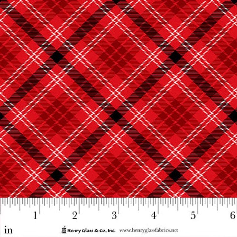 Snow Crew Flannel ~ Plaid ~ F1285-88 Red