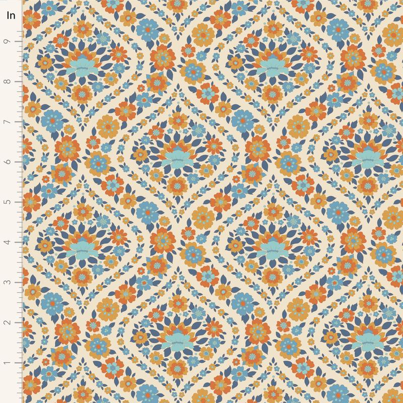 Tilda Wallflower ~ Bianca ~ 100619 Blue