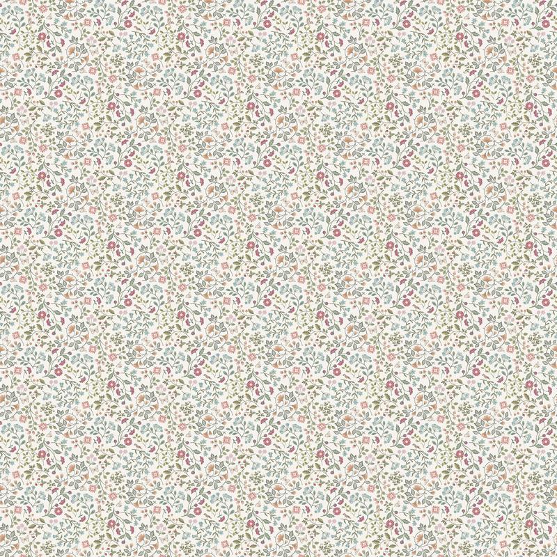 Woodland Heart ~ Mini Floral ~ DP28725-11 Cream Multi