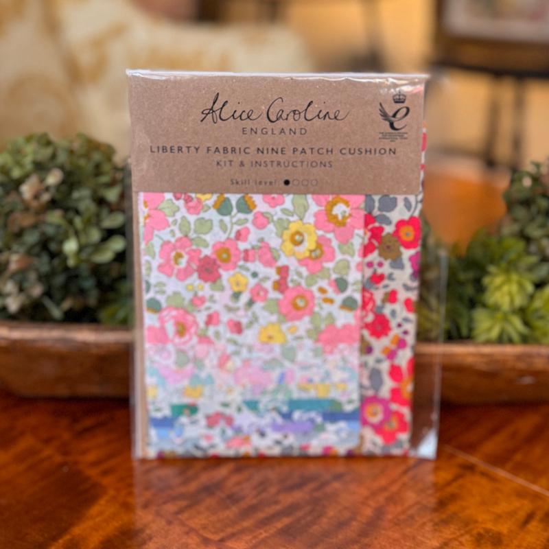 Alice Caroline | Liberty Tana Lawn Fabric Nine Patch Cushion Kit