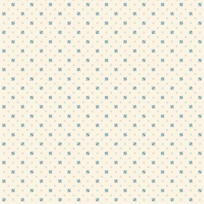 Cottage Florals ~ Mini Dots ~ R261218D  AQUA
