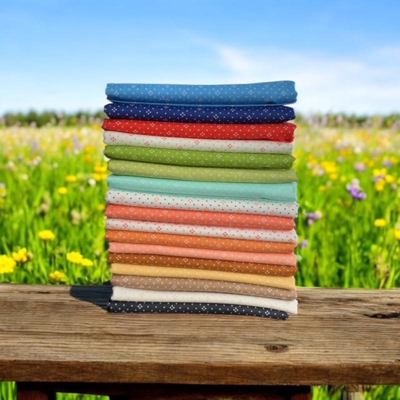 Eyelet ~ Fat Quarter Bundle ~ 17 pcs