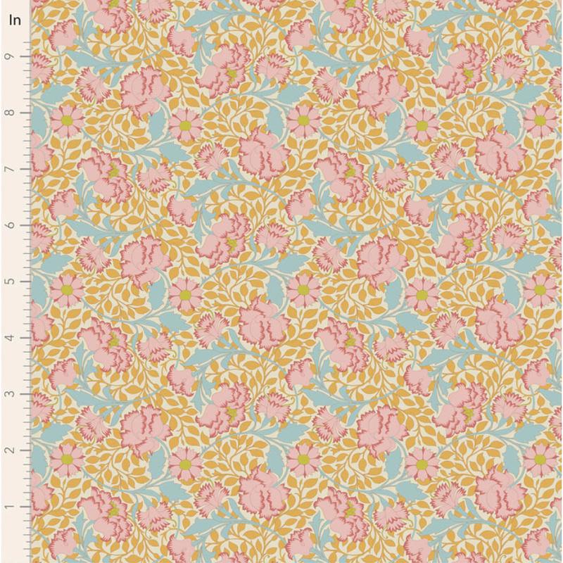Tilda ~ Songbird ~ Flora TIL100658 Mustard