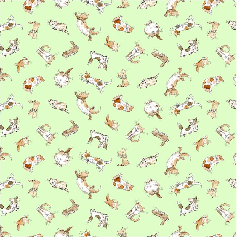 What Friends Are For ~ Kittens ~ Y4272-17 Light Lime