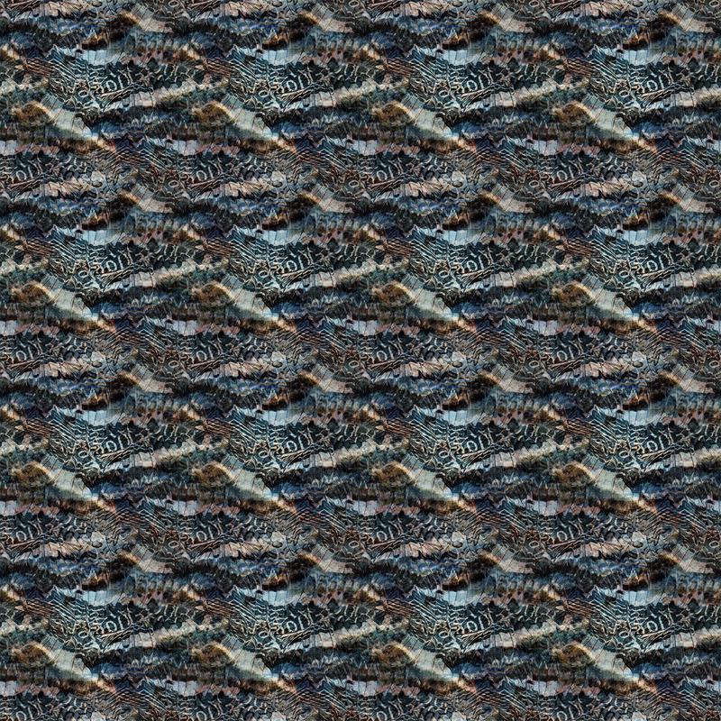 Solitude Naturescapes ~ Feather Texture ~ 26773-38 Dk Brown Multi