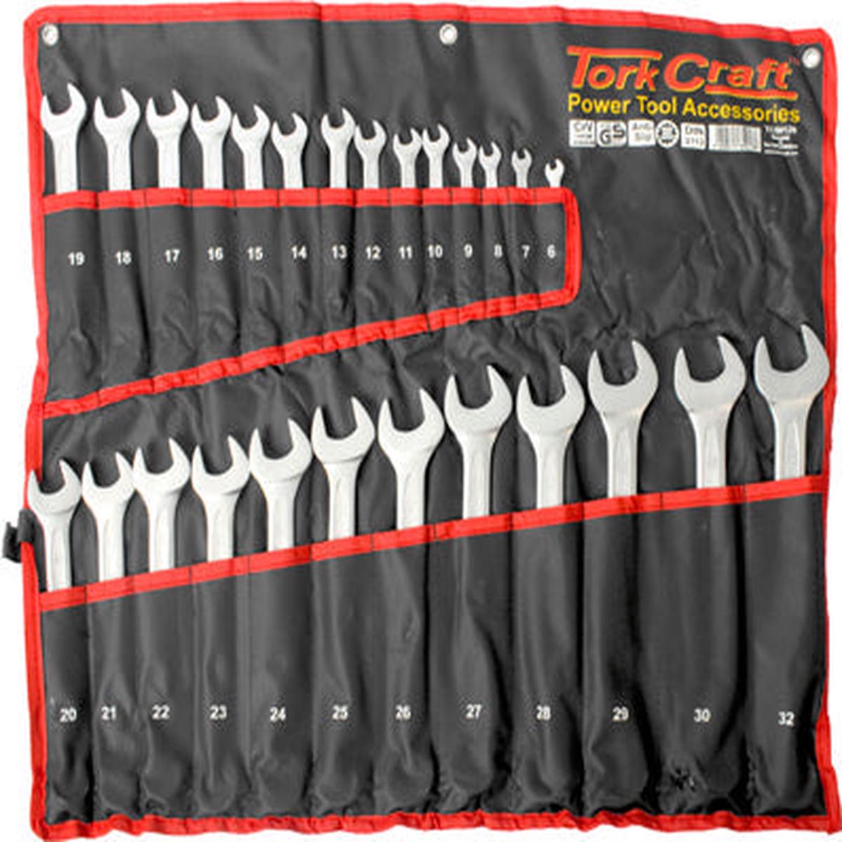 Tork Craft 26Pcs Combination Spanner Set 6-32Mm