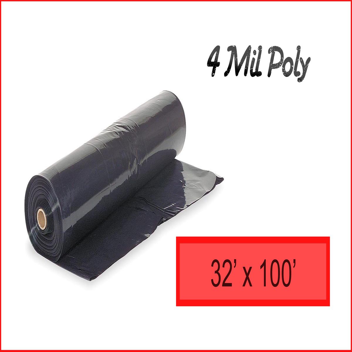 4 Mil Poly 32' x 100'