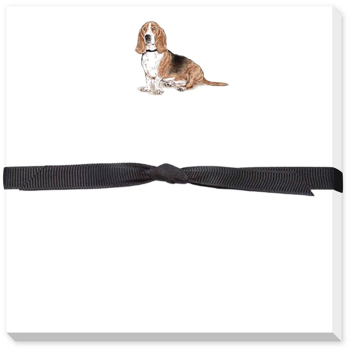 BASSET HOUND DOODLE NOTEPAD