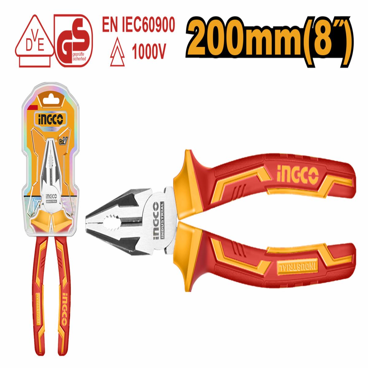 Ingco Combination Pliers Insulated 200mm