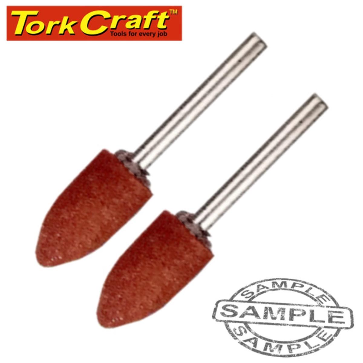 Tork Craft Mini Grinding Stone 9.5Mm Bullet 3.2Mm Shank