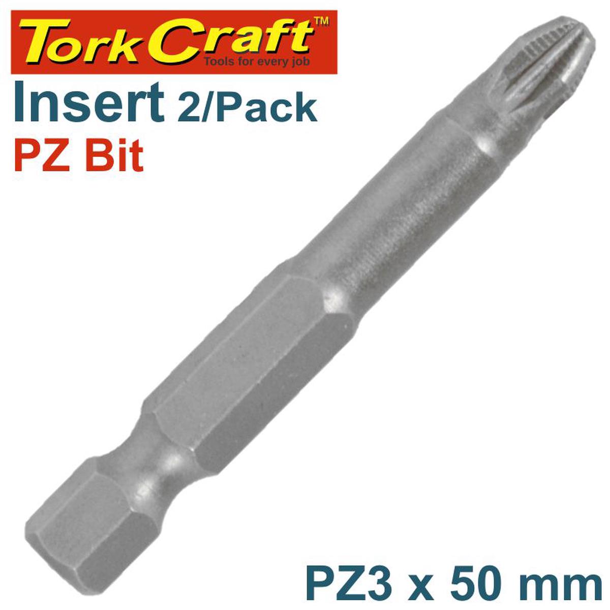 Tork Craft Pozi.3 X 50Mm Power Bit 1/Card