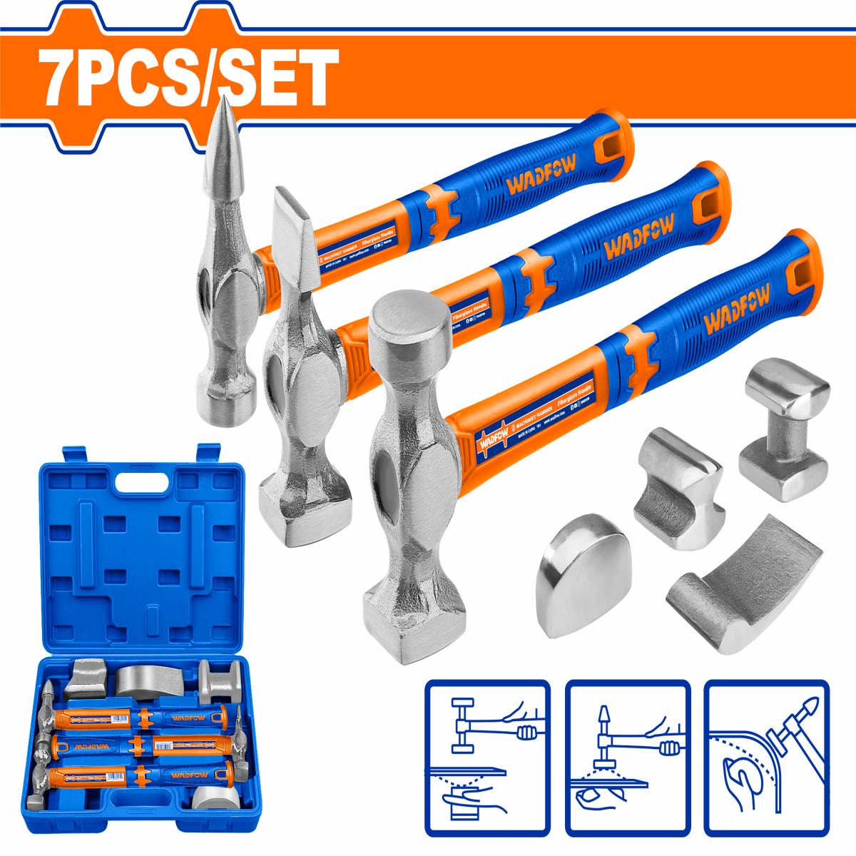 Wadfow Body And Fender Hammer Set 7 Piece