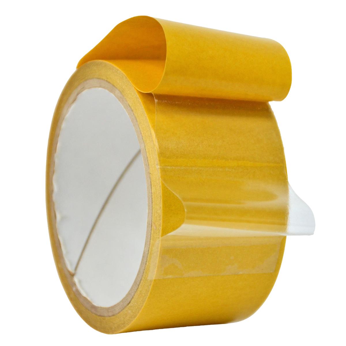 Double Sided Polyester Tape 3.5 Mil Red - Acrylic Adhesive for Splicing Paper, Plastics, and Films