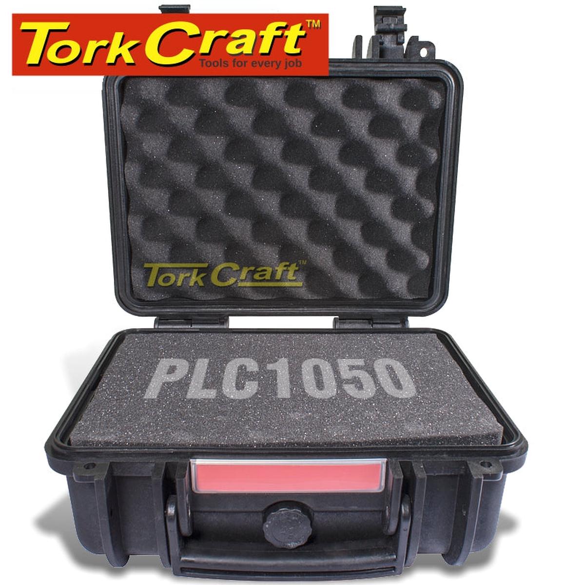 Tork Craft Hard Case 310X275X155Mm Od With Foam Black Water & Dust Proof (272012)