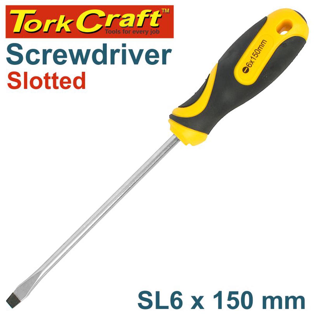 Tork Craft Screwdriver Slotted 6 X 150Mm