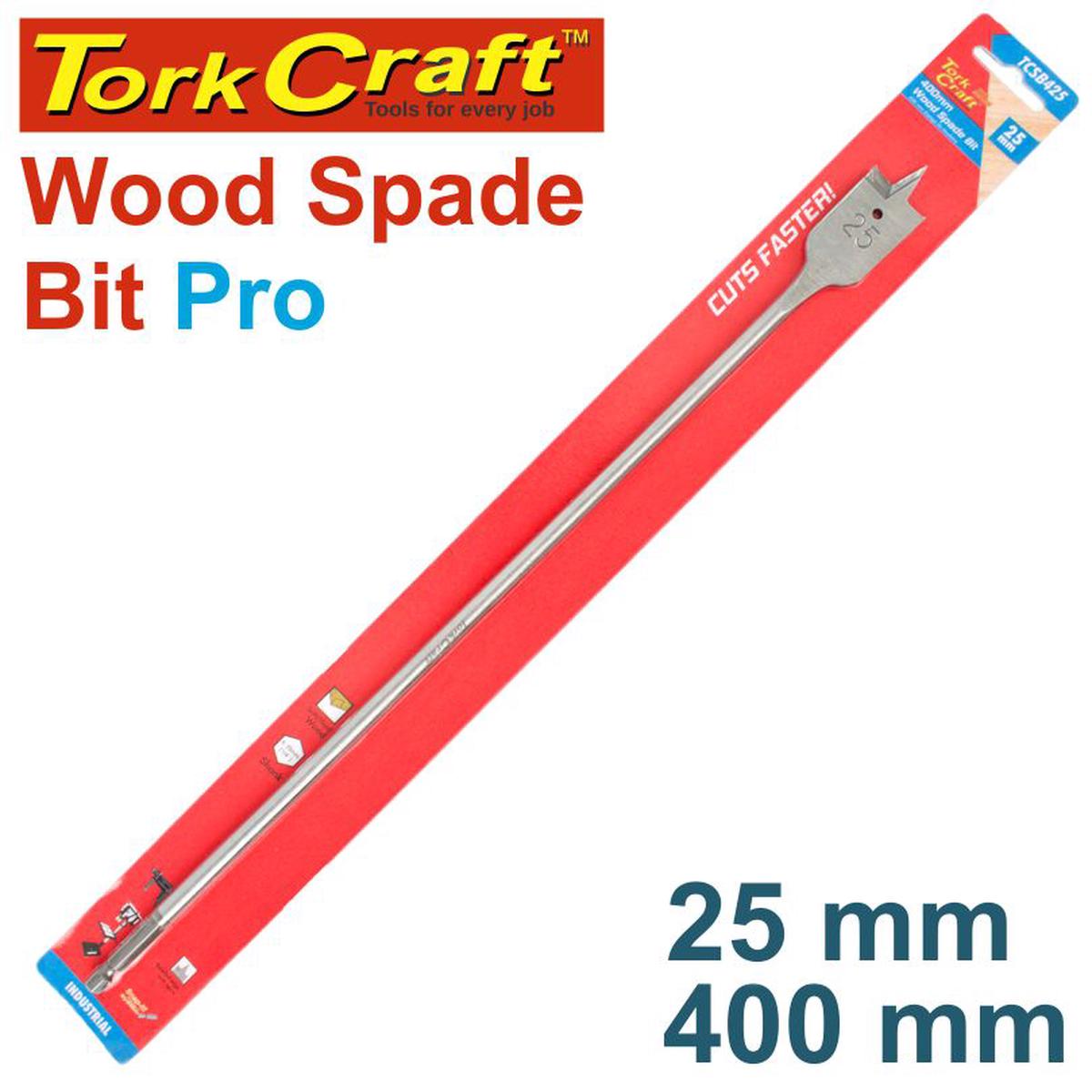 Tork Craft Spade Bit Pro Series 25Mm X 400Mm