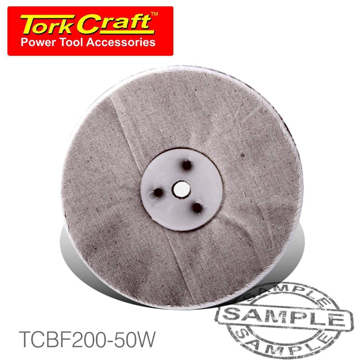 Tork Craft White Buff/Mop Unstitched 200 X 50 Ply X 1/2' Hole
