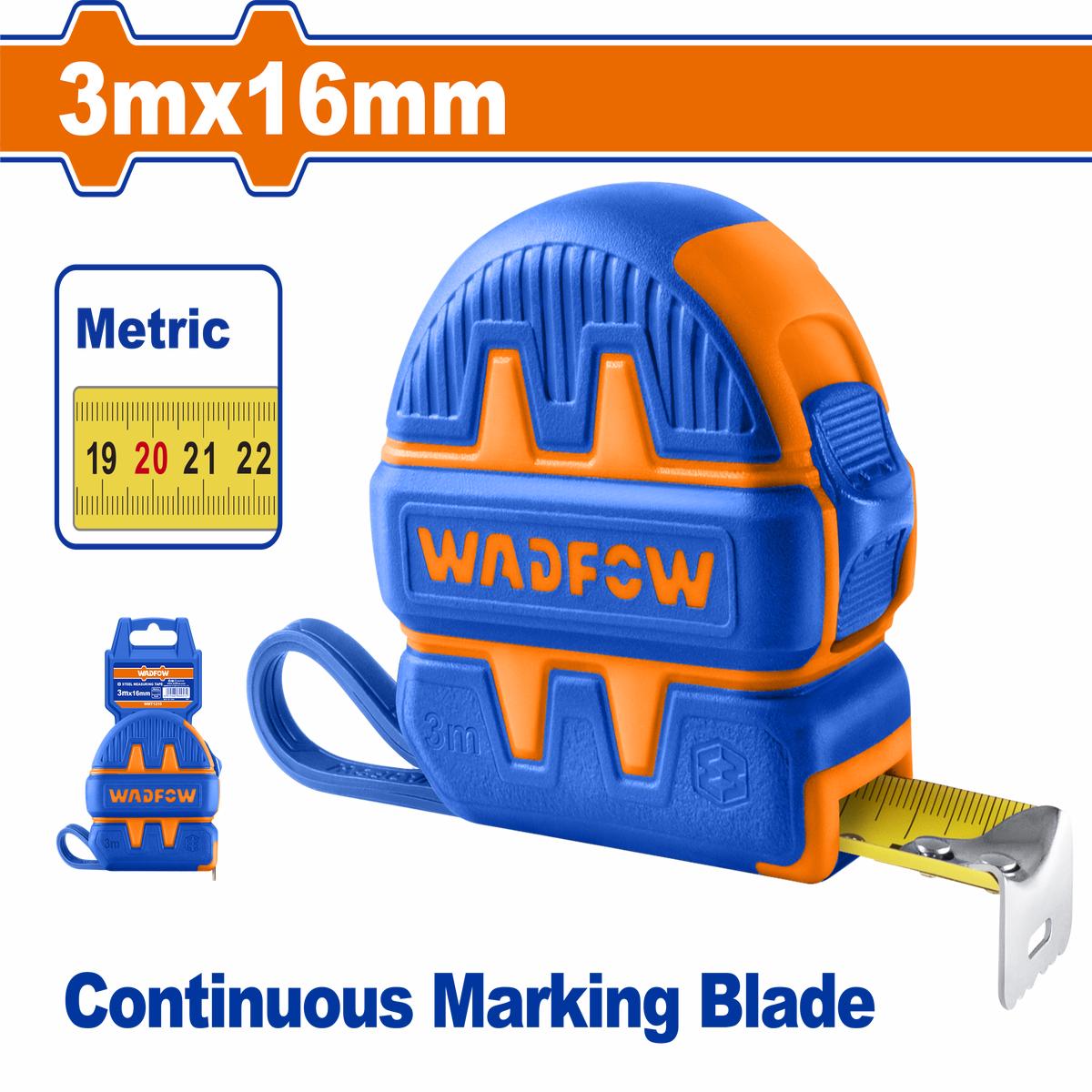 Wadfow Steel measuring tape 3m 16mm