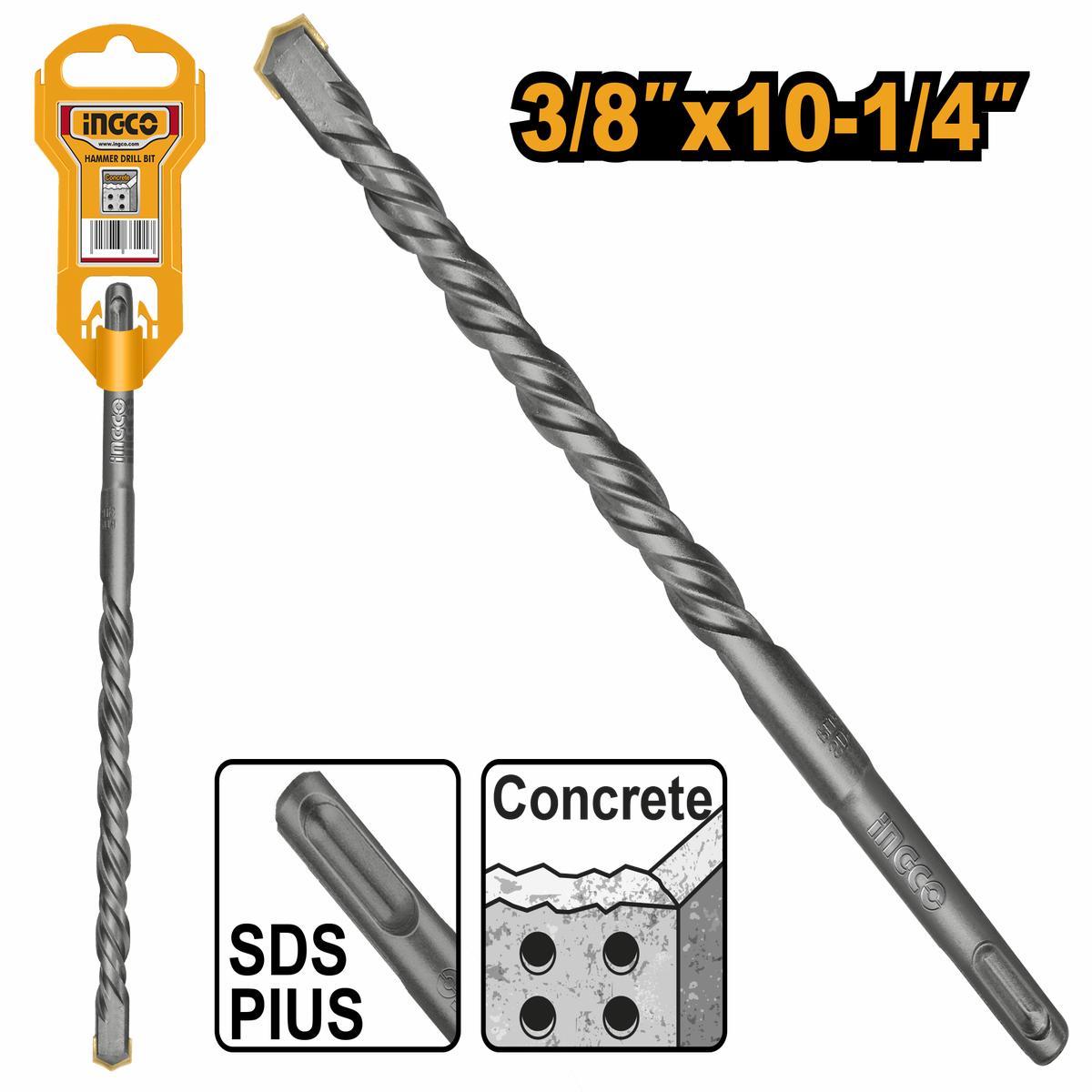 Ingco Drill Bit Sds+ Hammer 10X210Mm