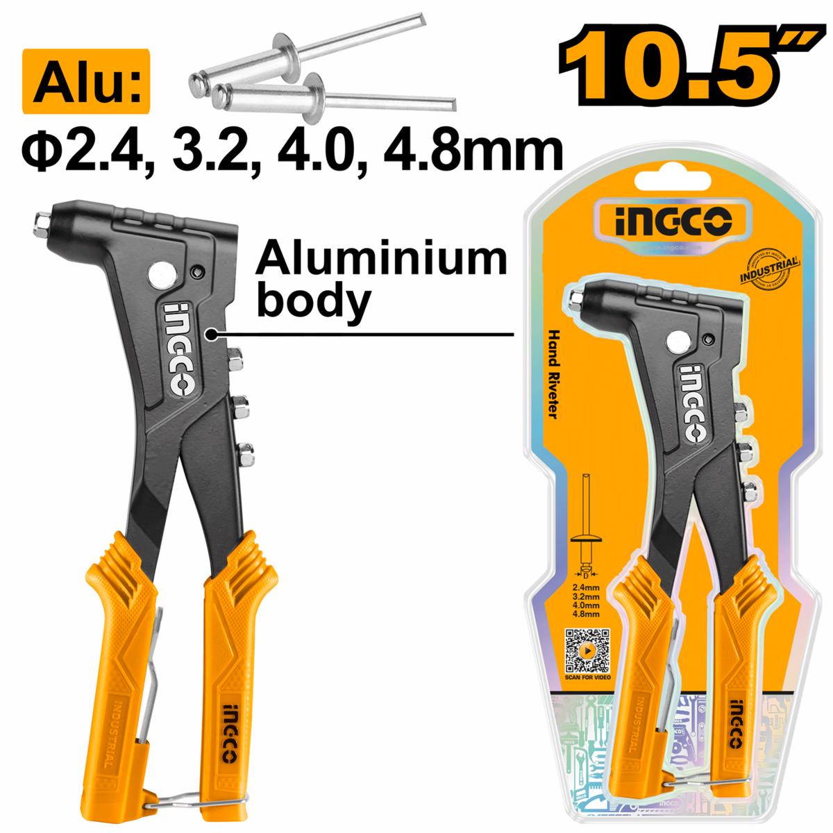 Ingco Hand Riveter 2.4mm - 4.8mm