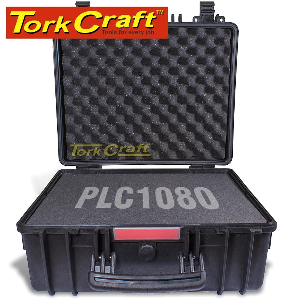 Tork Craft Hard Case 490X430X230Mm Od With Foam Black Water & Dust Proof (443419