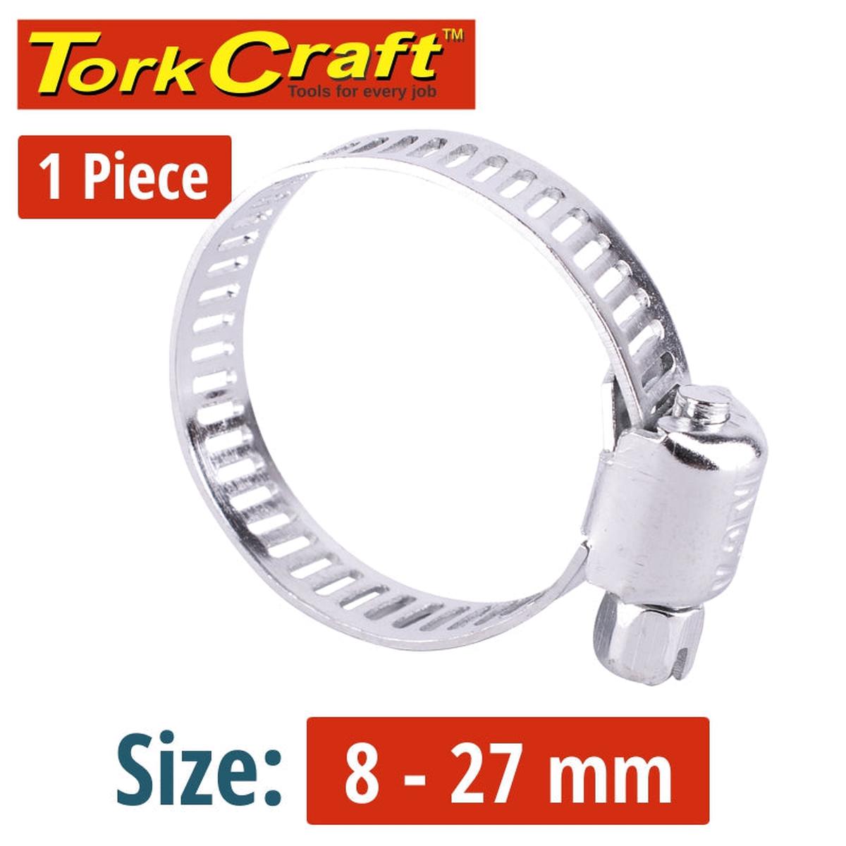 Tork Craft Hose Clamp 8-27Mm Each Gm7