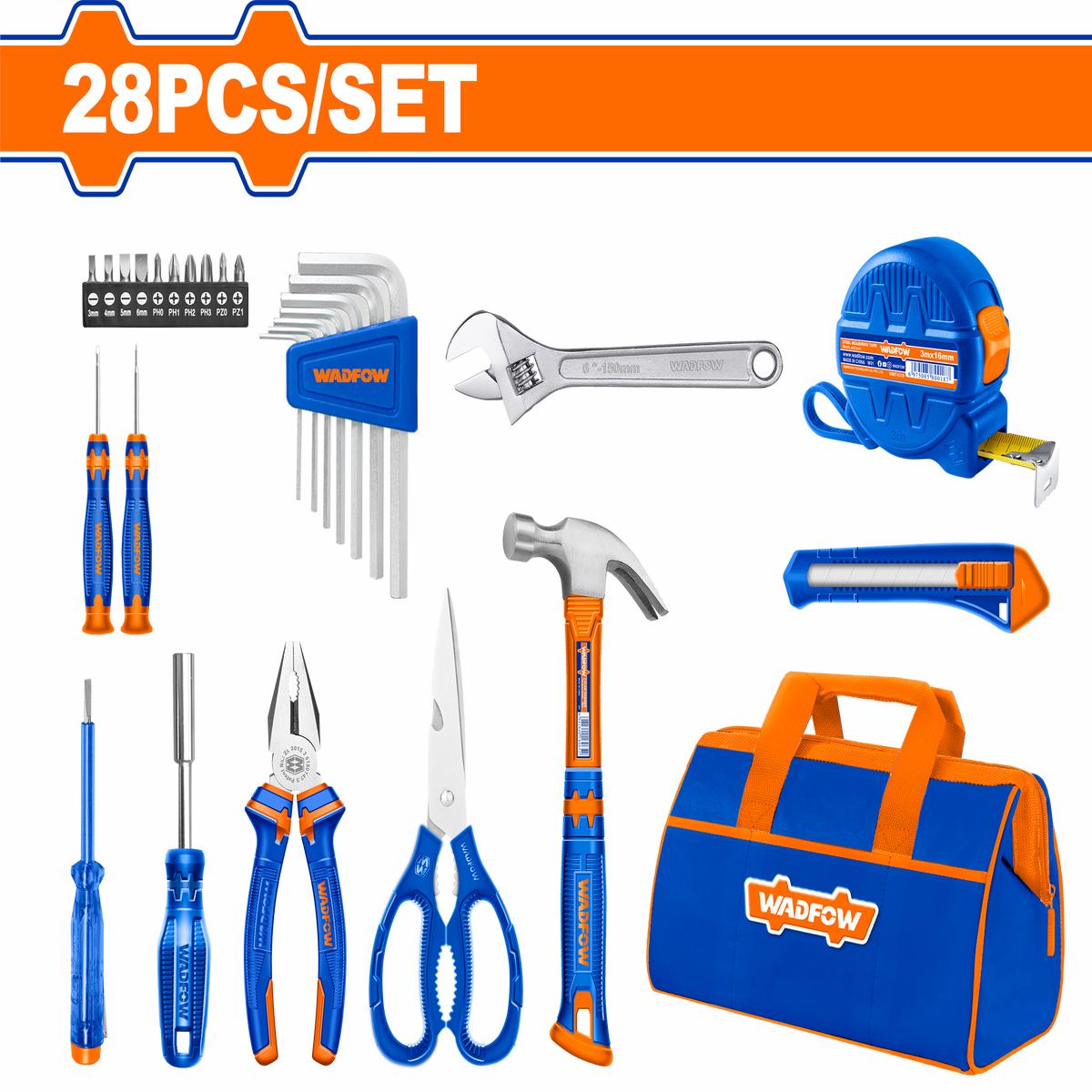 Wadfow Hand tools set 28 Piece